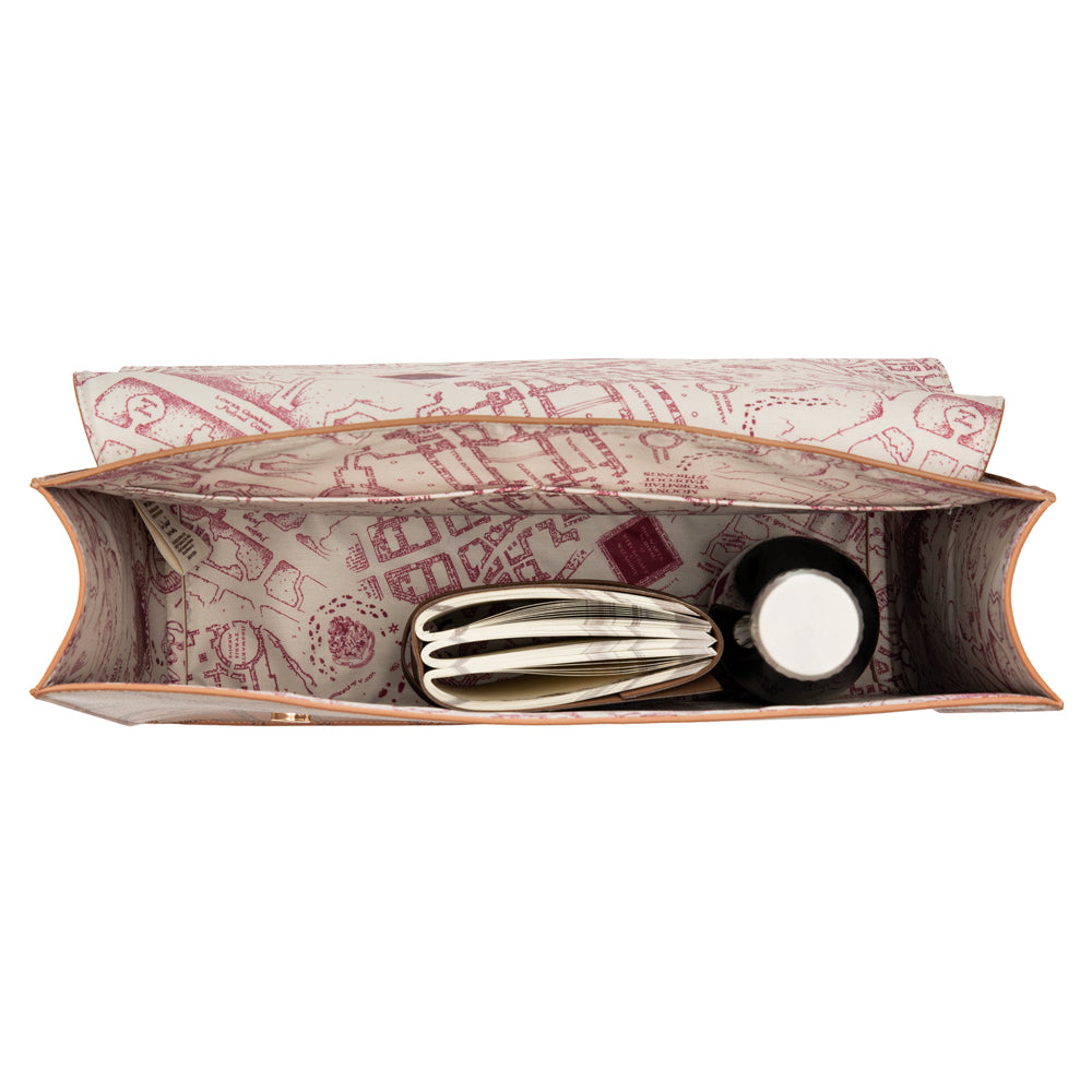 Harry Potter Marauder's Map Messenger Tote Bag & Desk Mat Bundle