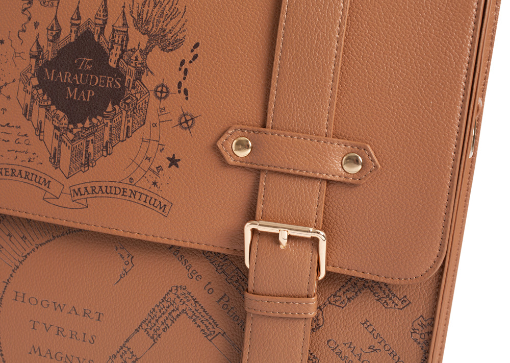 Harry Potter Marauder's Map Messenger Tote Bag & Desk Mat Bundle