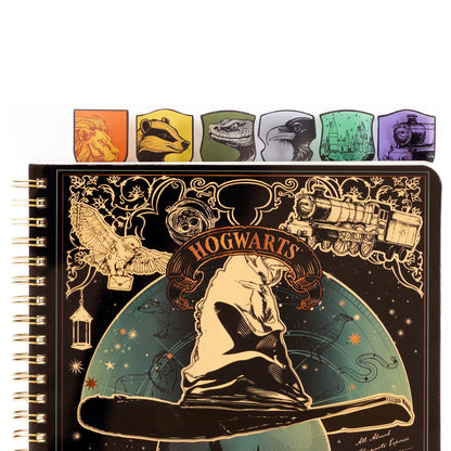 Harry Potter Sorting Hat Tabbed Journal & Stencil Book Bundle