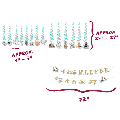 Harry Potter Baby Shower Party Banner Garland & Hanging Decorations