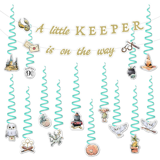 Harry Potter Baby Shower Party Banner Garland & Hanging Decorations
