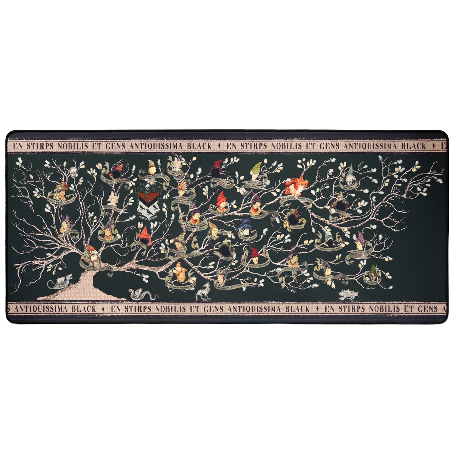 Harry Potter House of Black Desk Mat (13.7'' x 31.5'')