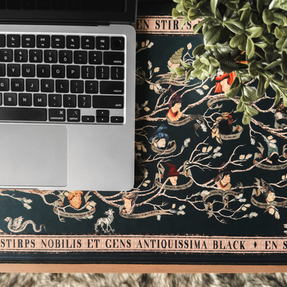 Harry Potter House of Black Desk Mat (13.7'' x 31.5'')
