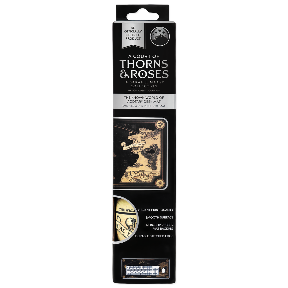 A Court of Thorns and Roses: The Known World of ACOTAR Desk Mat (13.7'' x 31.5'') (ConQuest Journals Exclusive)