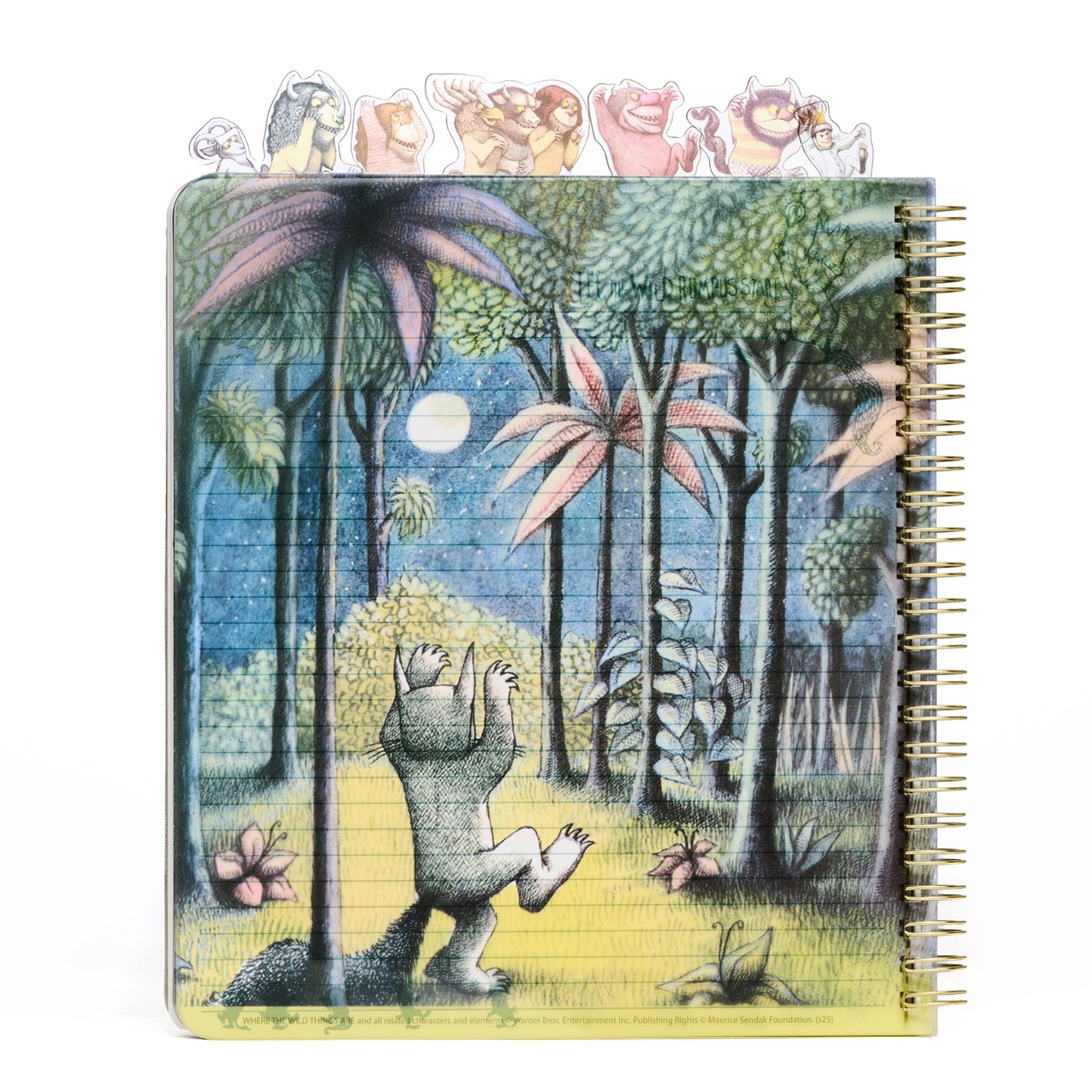 Where the Wild Things Are Tabbed Journal