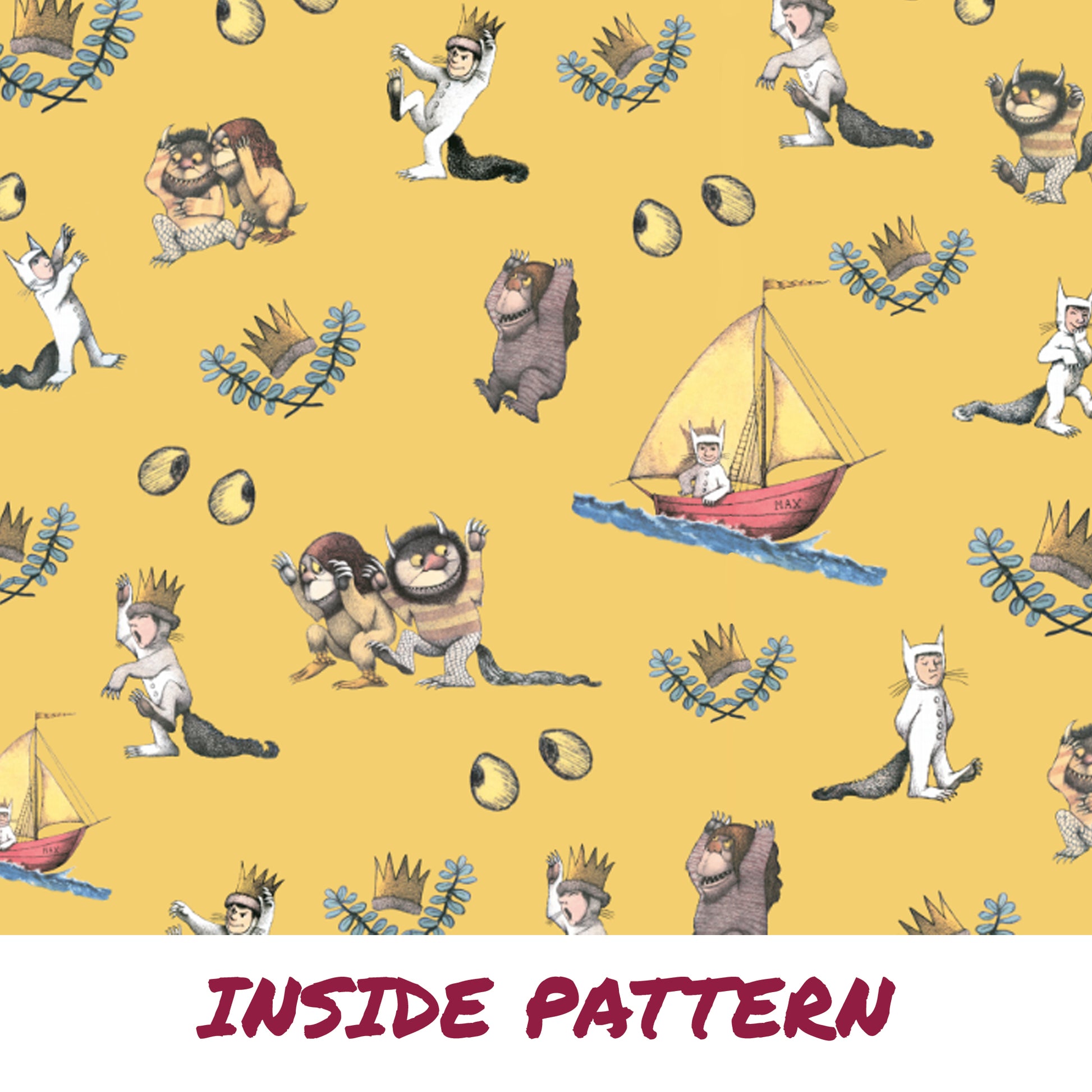 Where The Wild Things Are Reusable Tote Bag – Grocery, Travel, Officially Licensed