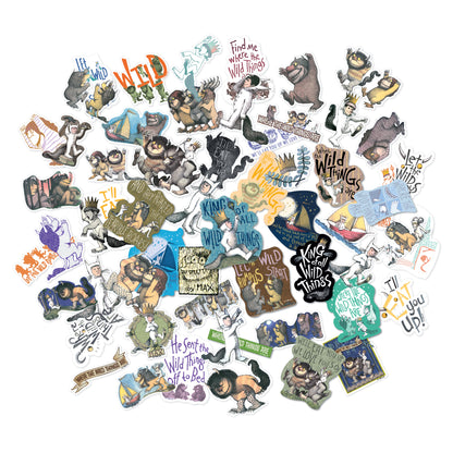 Where the Wild Things Are Clear Decals (60-Pack)