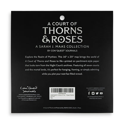 A Court of Thorns and Roses Prythian World Map (16'' x 20'')