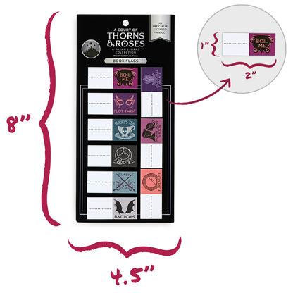 A Court of Thorns and Roses Velaris Reading & Journaling Bundle (Journal, Annotation Book Flags & Magnetic Bookmarks)