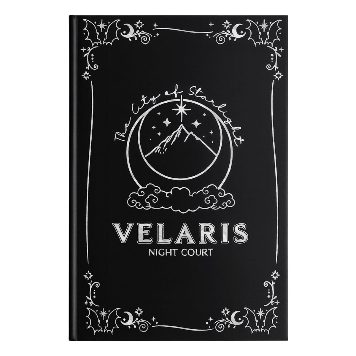 ACOTAR A Court of Thorns and Roses Sarah J. Maas Author Book Merchandise Collection - Velaris The City of Starlight Night Court Hardback Lay-Flat Lined Journal