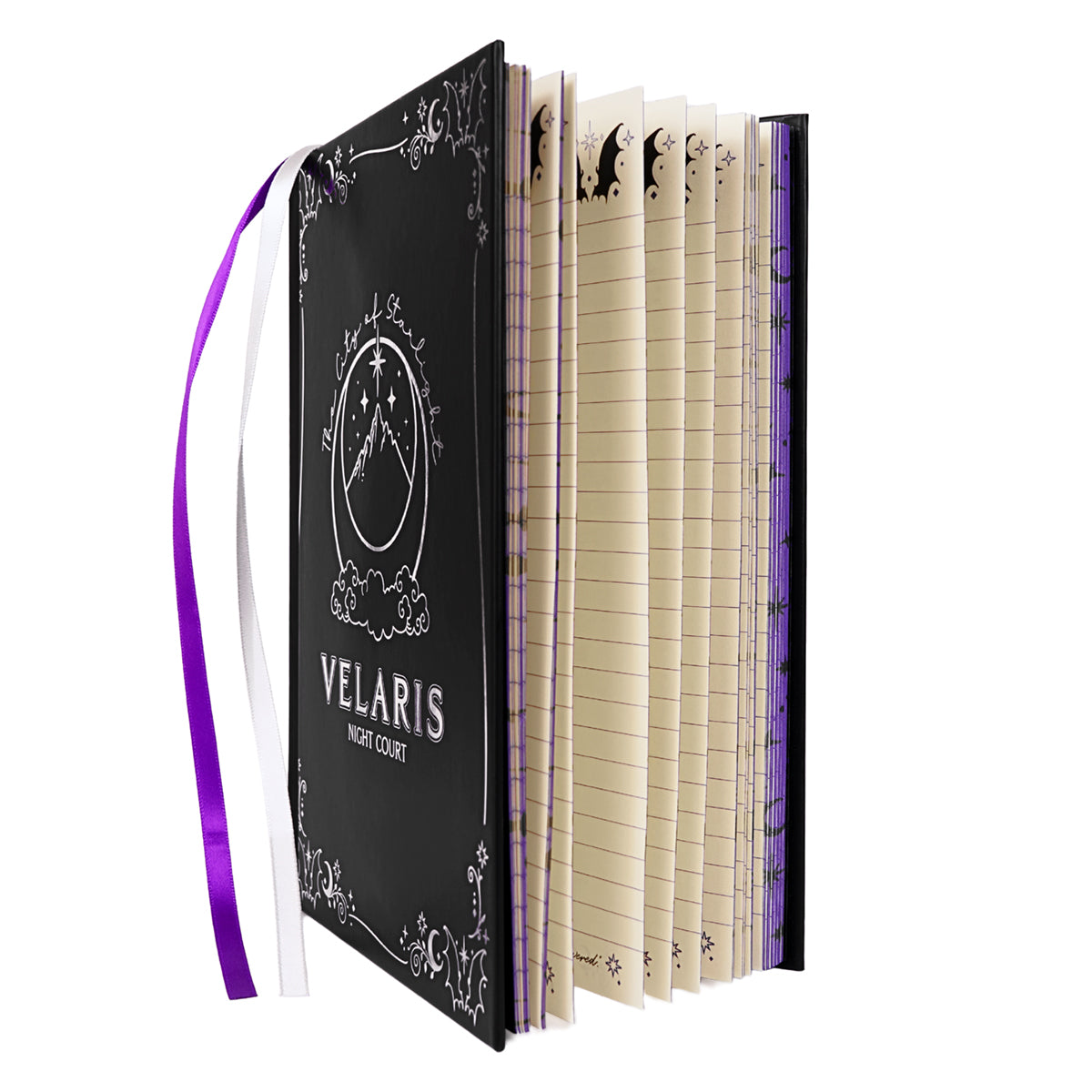 A Court of Thorns and Roses Velaris Reading & Journaling Bundle (Journal, Annotation Book Flags & Magnetic Bookmarks)