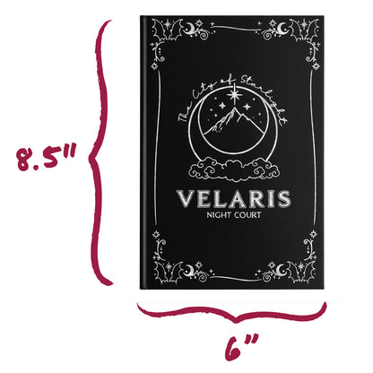 A Court of Thorns and Roses Velaris Reading & Journaling Bundle (Journal, Annotation Book Flags & Magnetic Bookmarks)