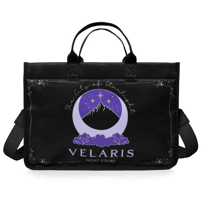 A Court of Thorns and Roses Night Court Tote Bag & Enamel Pins Bundle