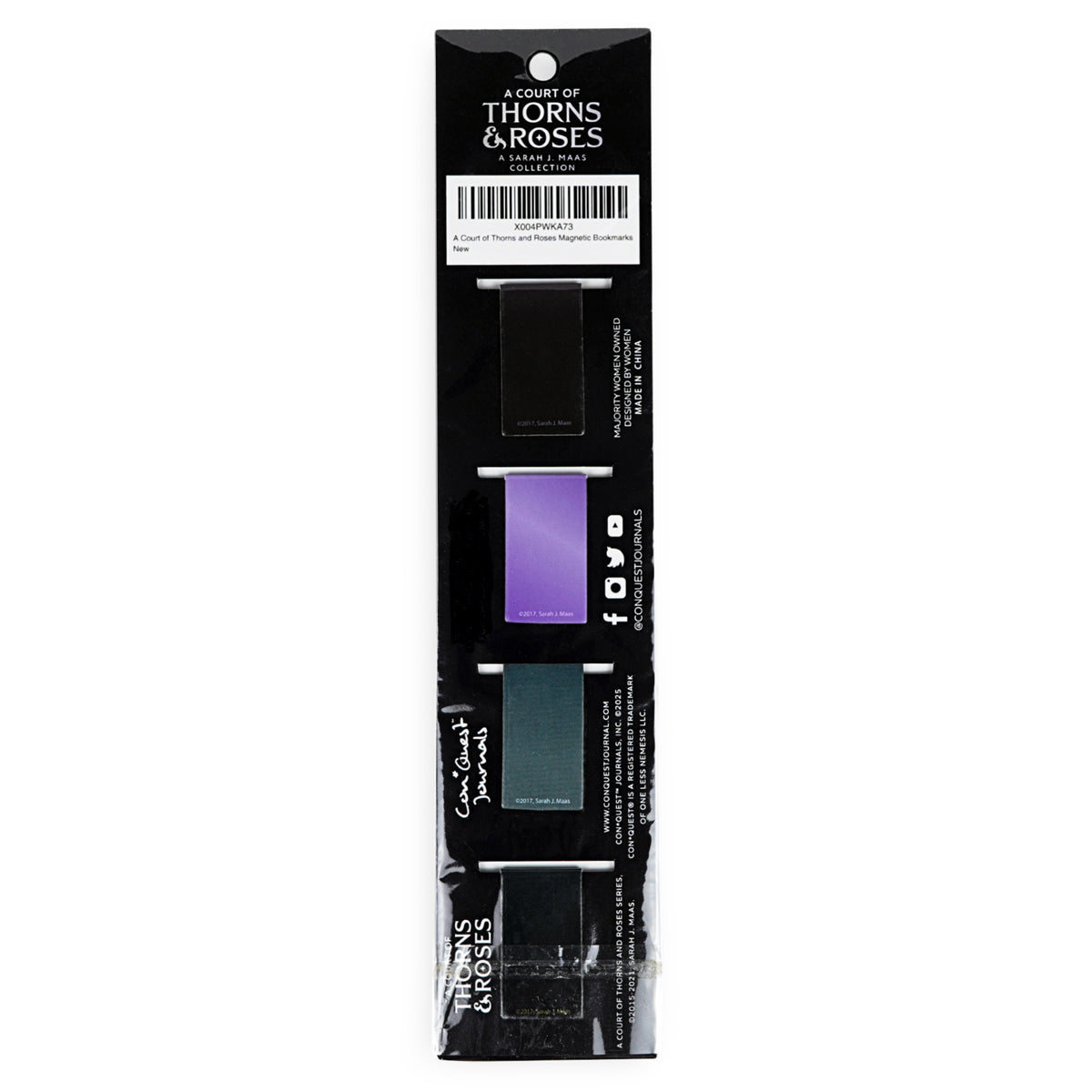 A Court of Thorns and Roses Velaris Reading & Journaling Bundle (Journal, Annotation Book Flags & Magnetic Bookmarks)