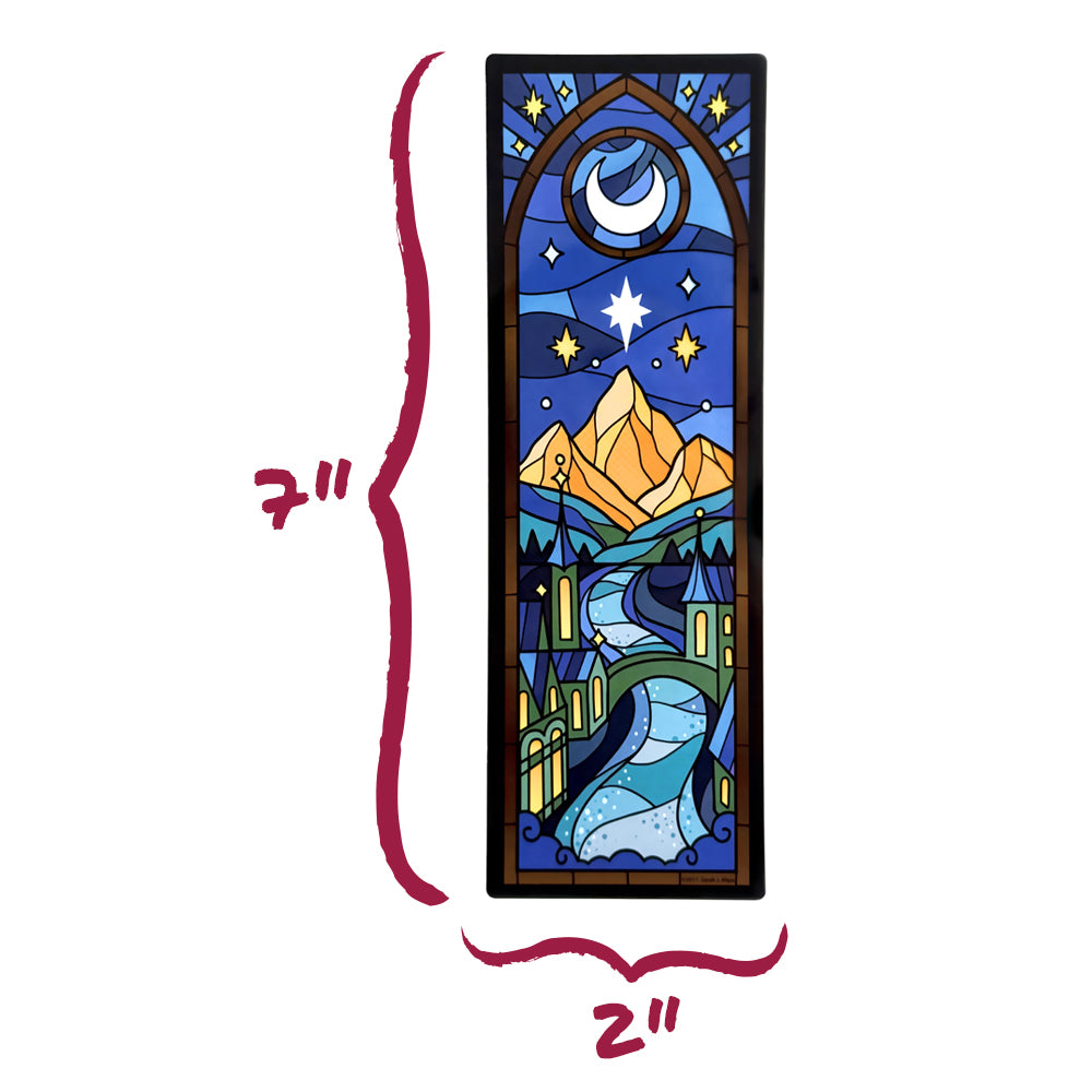 A Court of Thorns and Roses: Velaris Transparent Acrylic Bookmark