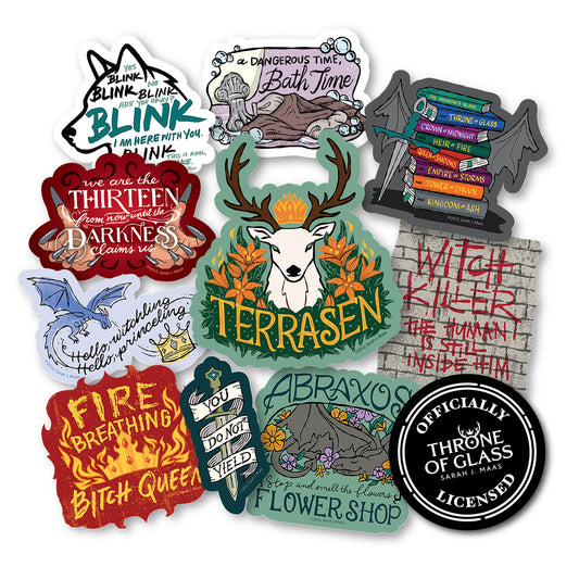(10-Pack) Throne of Glass Decals
