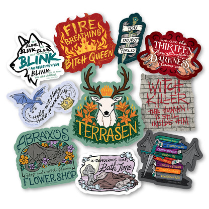 (10-Pack) Throne of Glass Decals