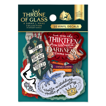 (10-Pack) Throne of Glass Decals
