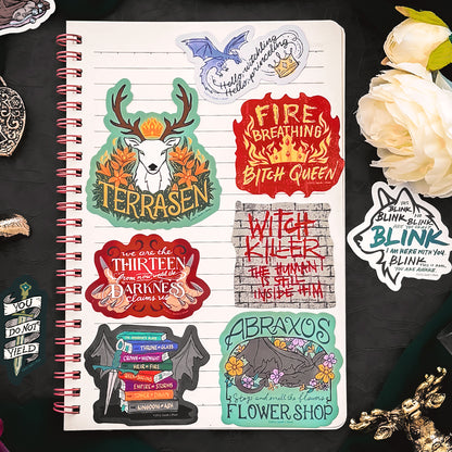 (10-Pack) Throne of Glass Decals