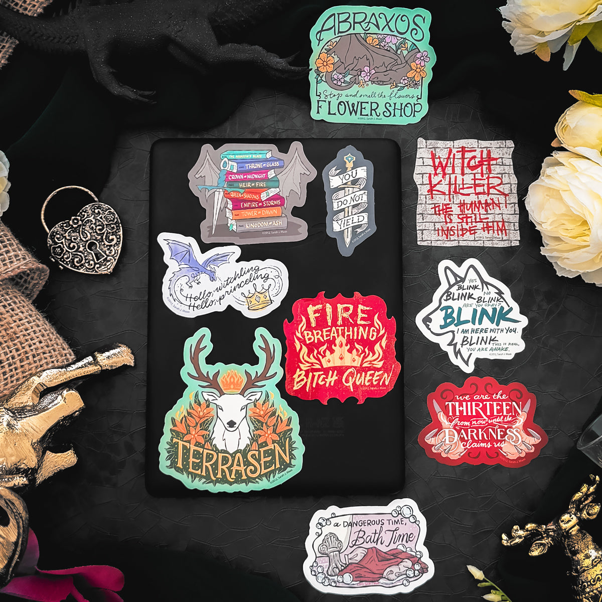 (10-Pack) Throne of Glass Decals