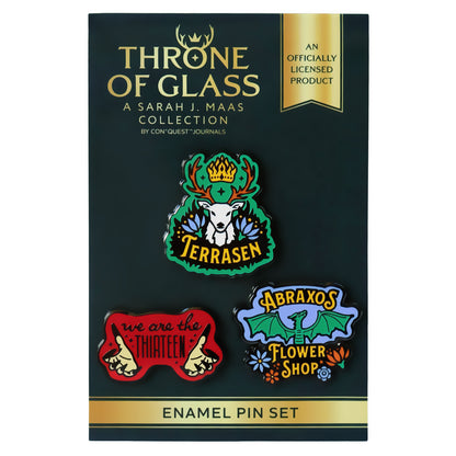 Throne of Glass Enamel Pins (3-Pack)