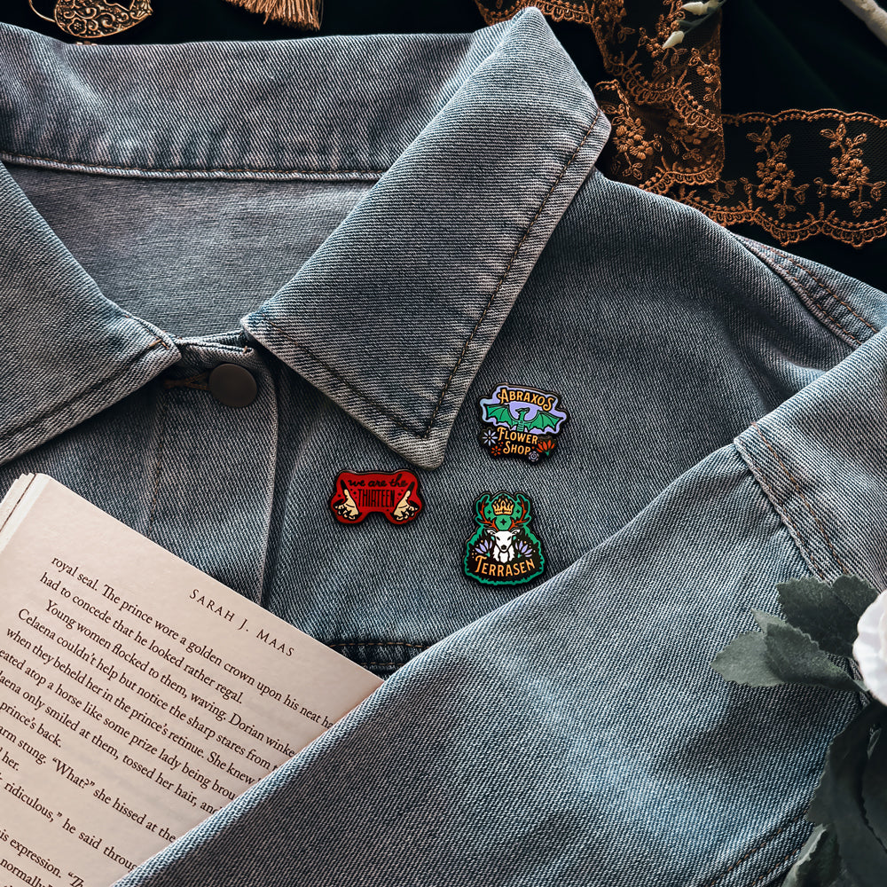 Throne of Glass Enamel Pins (3-Pack)