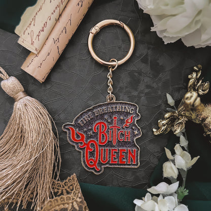 Throne of Glass: Fire Breathing Bitch Queen Bag Charm