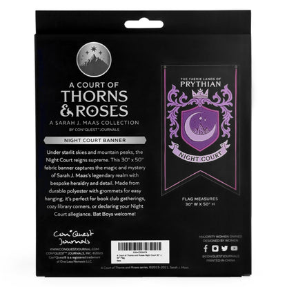A Court of Thorns and Roses: Night Court Banner Flag (30'' x 50'')