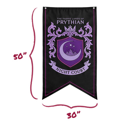 A Court of Thorns and Roses: Night Court Banner Flag (30'' x 50'')