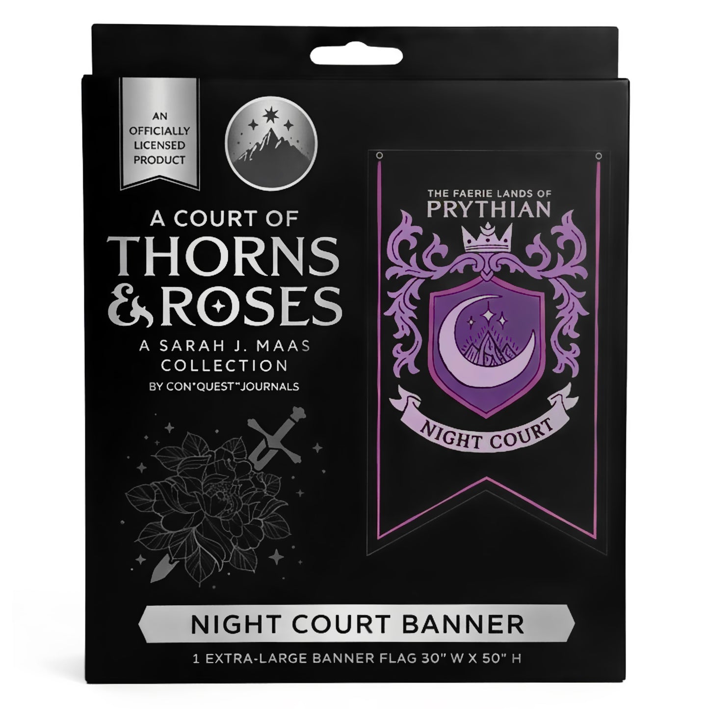 A Court of Thorns and Roses: Night Court Banner Flag (30'' x 50'')