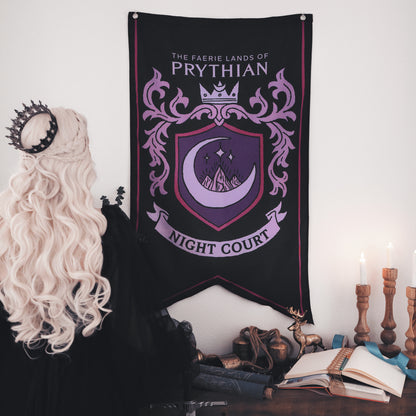 A Court of Thorns and Roses: Night Court Banner Flag (30'' x 50'')