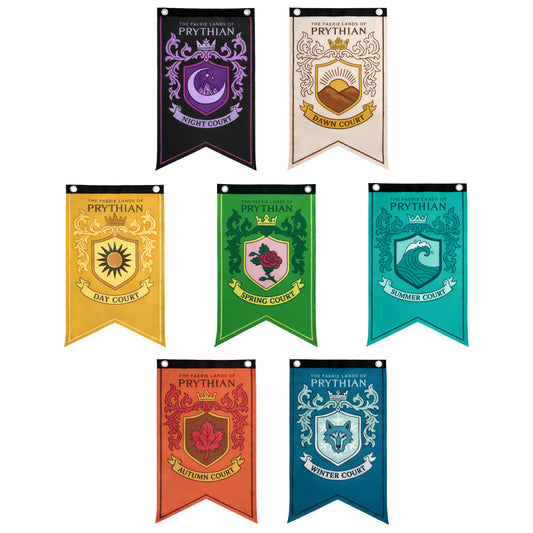 A Court of Thorns and Roses: Courts of Prythian Banner Flag Set (12'' x 20'')