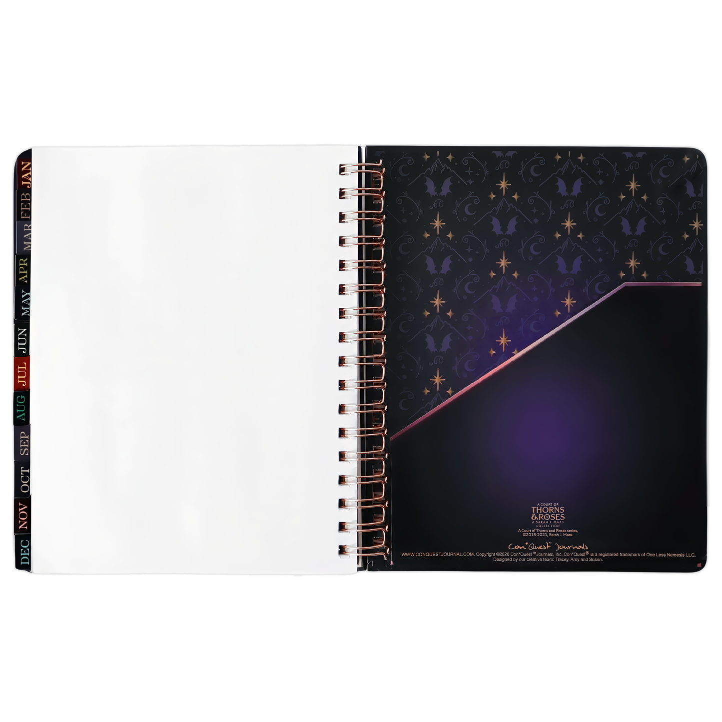 A Court of Thorns and Roses: Velaris 2027 Weekly Planner