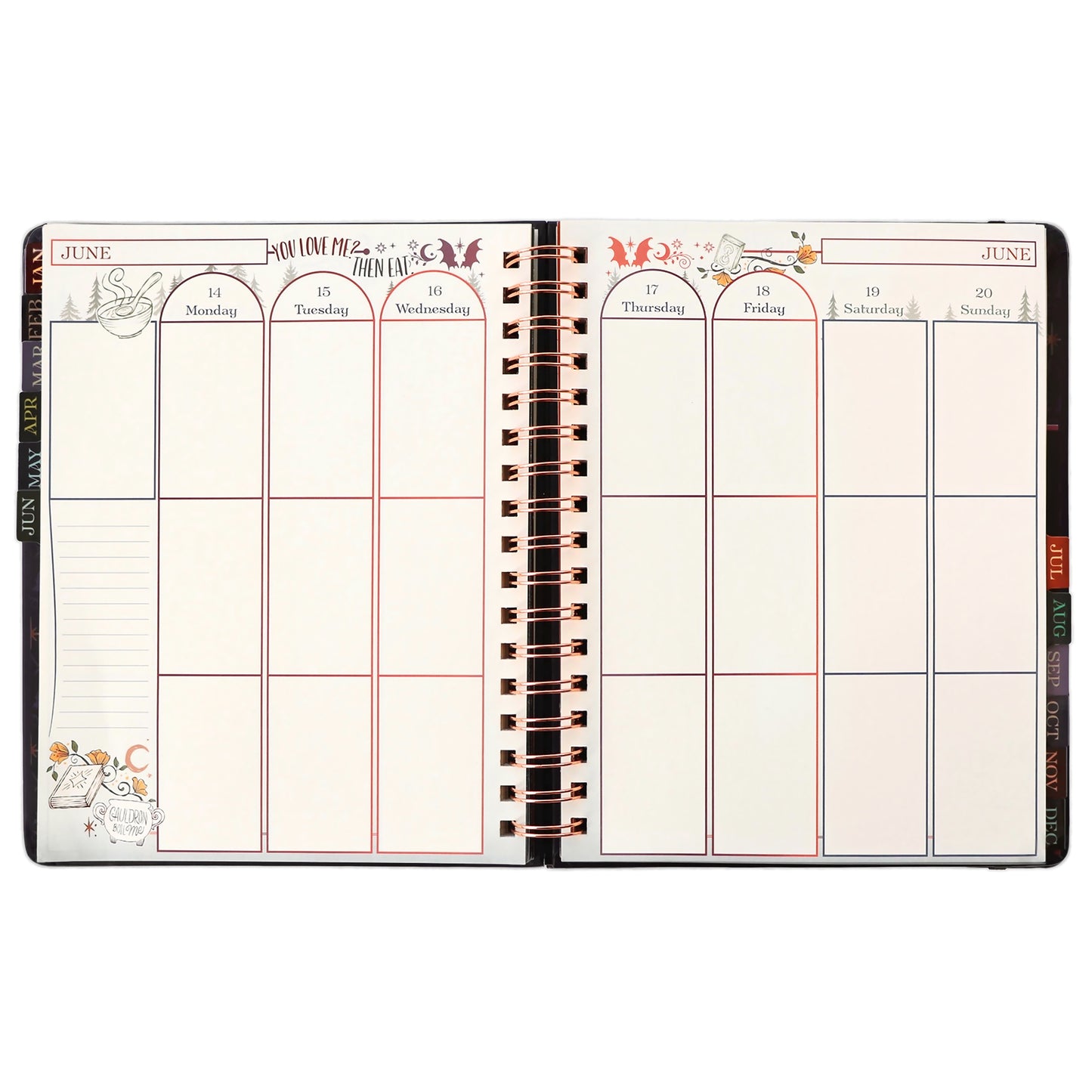 A Court of Thorns and Roses: Velaris 2027 Weekly Planner