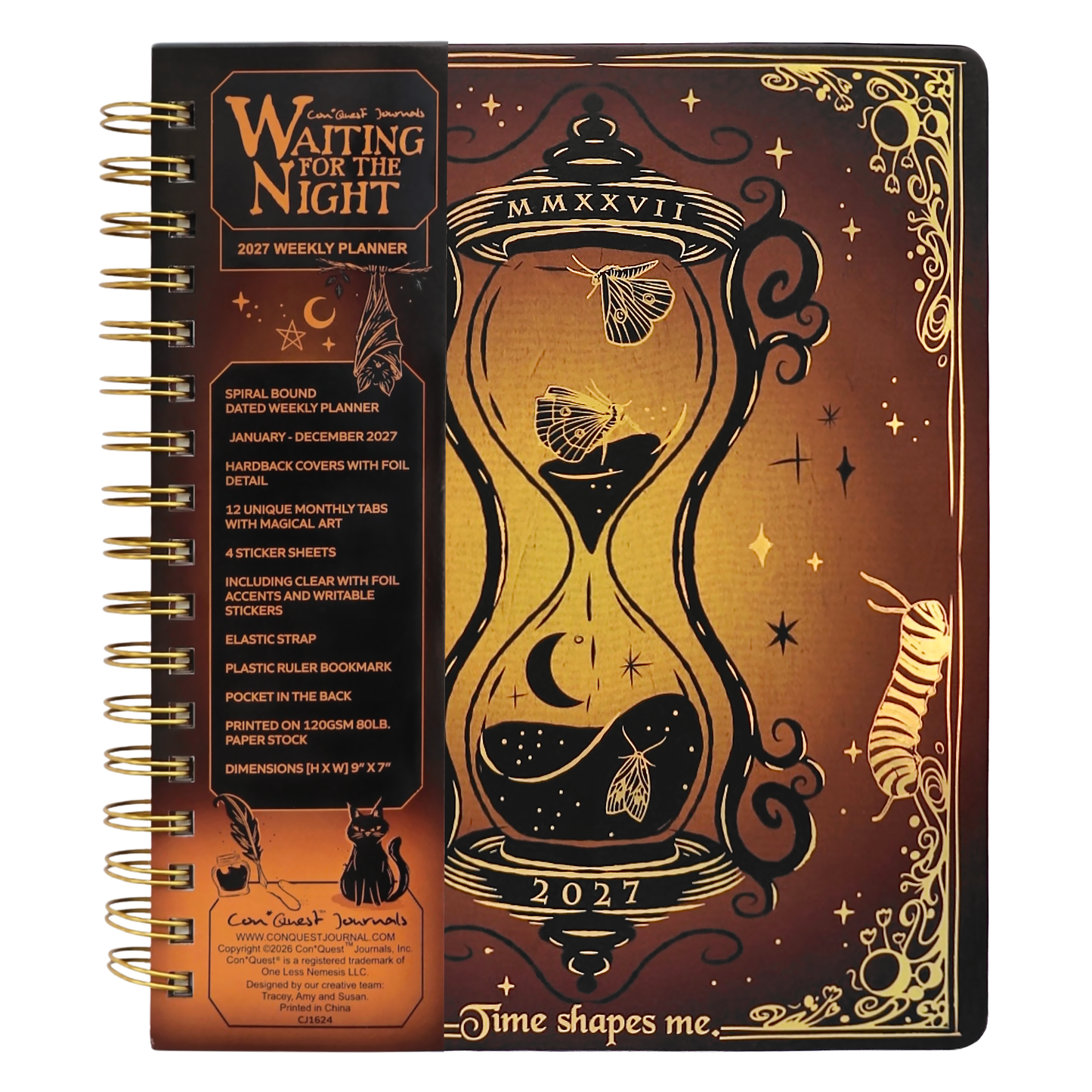 Waiting for the Night: The Witching Hour 2027 Weekly Planner