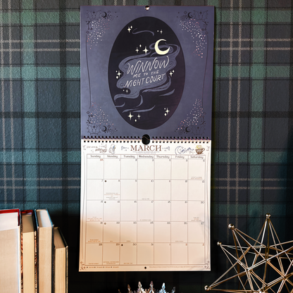 A Court of Thorns and Roses: Velaris 2027 Spiral Wall Calendar