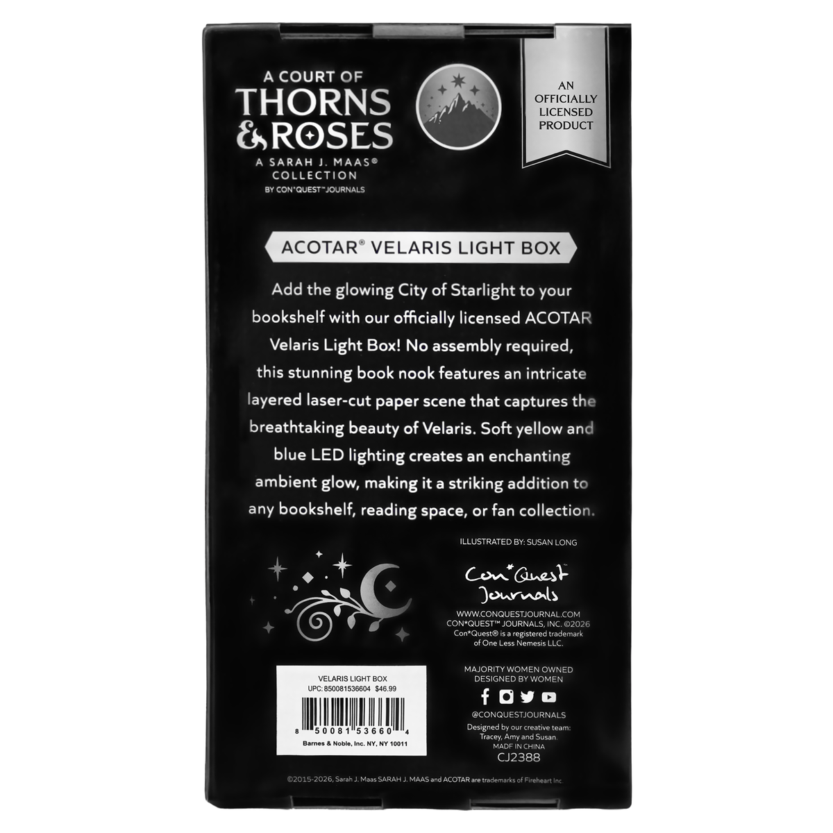 A Court of Thorns and Roses: Velaris Light Box