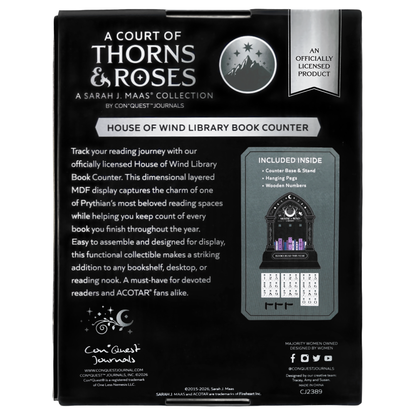 A Court of Thorns and Roses: House of Wind Library Book Counter