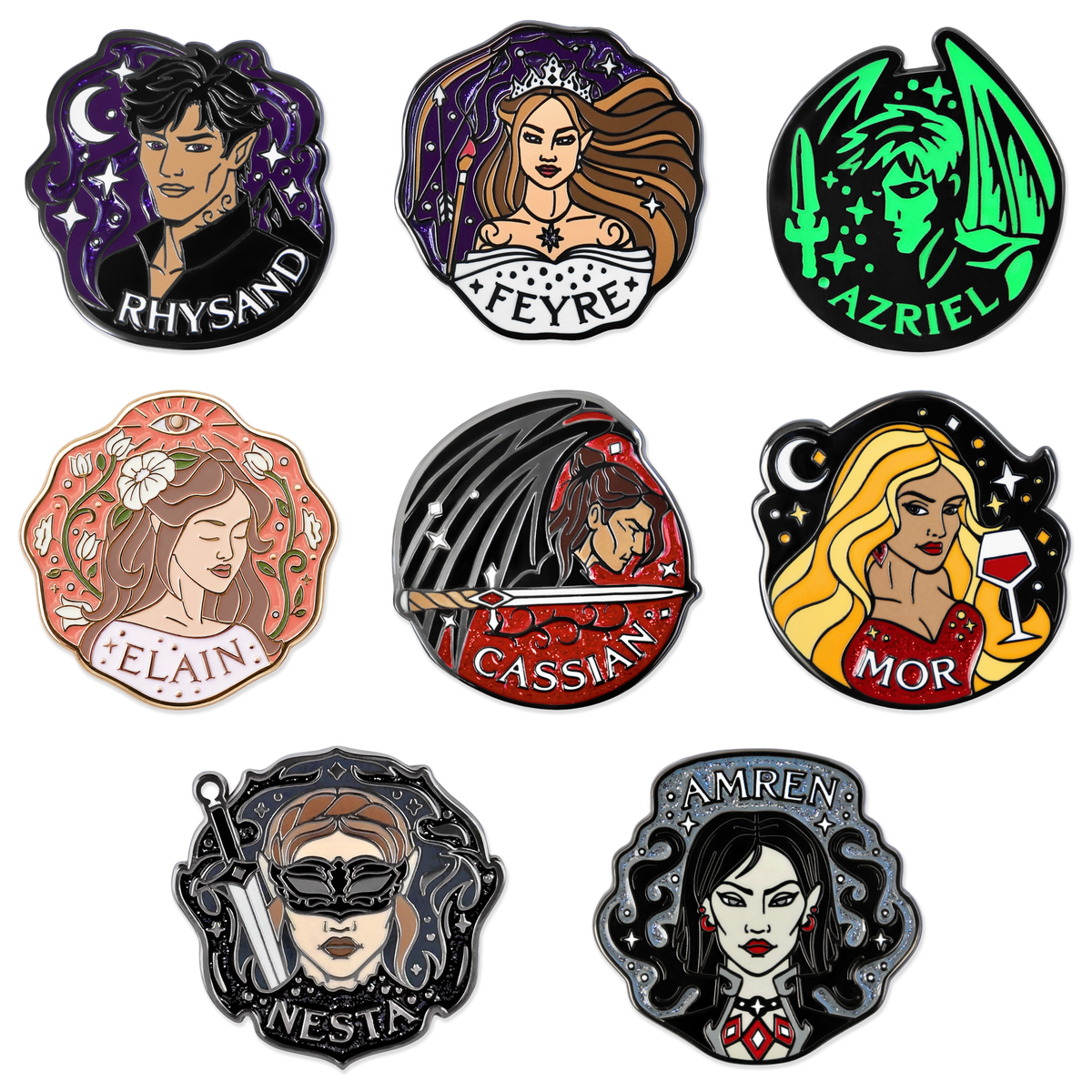 A Court of Thorns and Roses: Inner Circle Mystery Enamel Pin Blind Box (1 of 8)