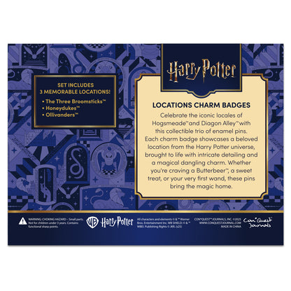 Harry Potter Locations Enamel Pins (3-Pack)
