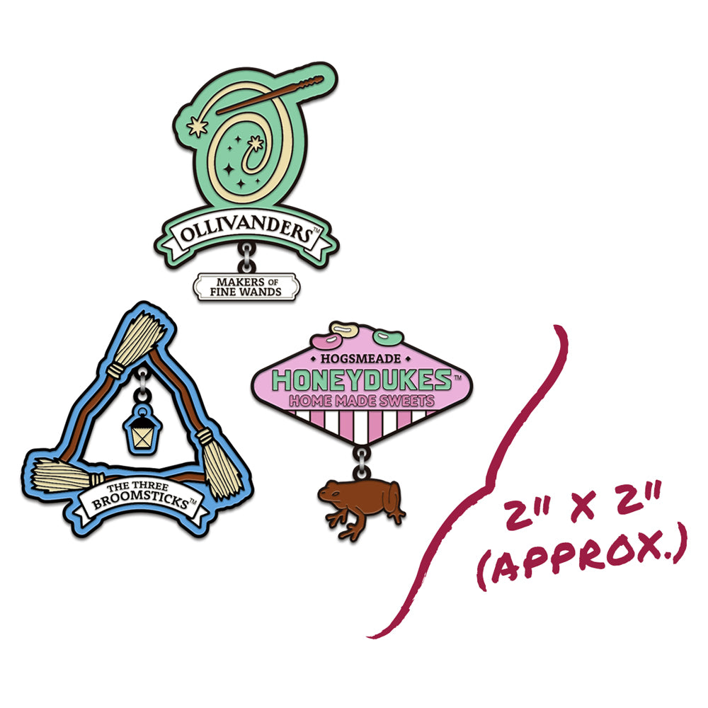 Harry Potter Locations Enamel Pins (3-Pack)