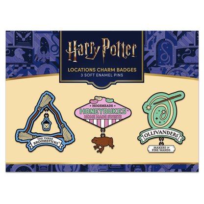 Harry Potter Locations Enamel Pins (3-Pack)