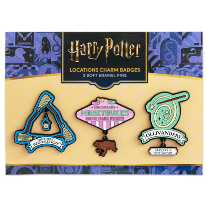 Harry Potter Locations Enamel Pins (3-Pack)