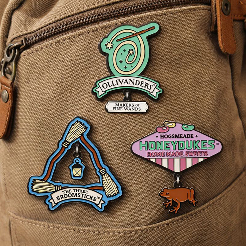 Harry Potter Locations Enamel Pins (3-Pack)