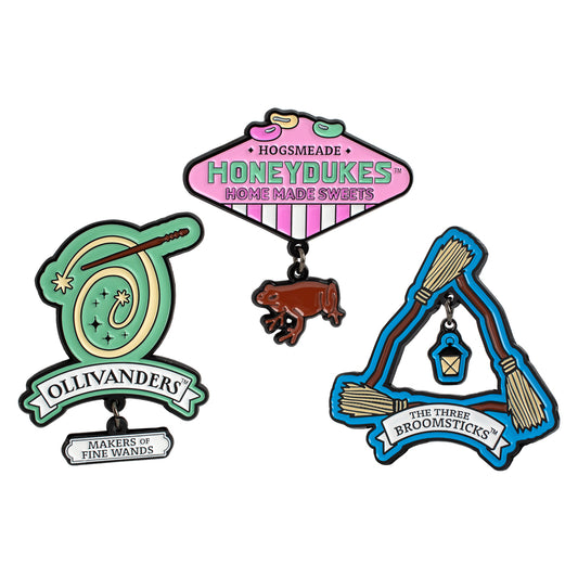 Harry Potter Locations Enamel Pins (3-Pack)
