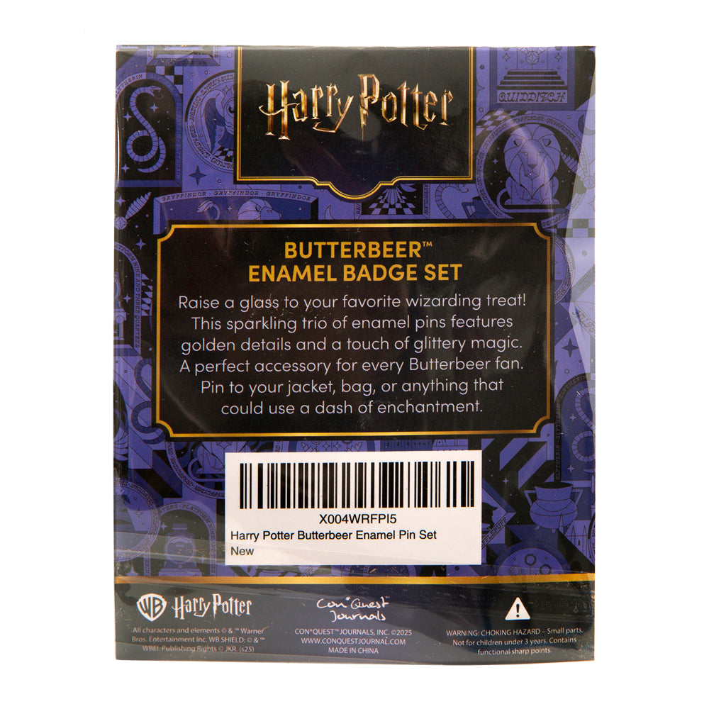 Harry Potter Butterbeer Enamel Pins (3-Pack)