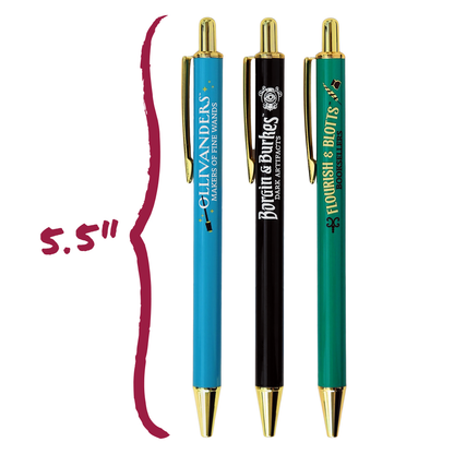 Harry Potter Diagon Alley Locations Pen Set (3-Pack)