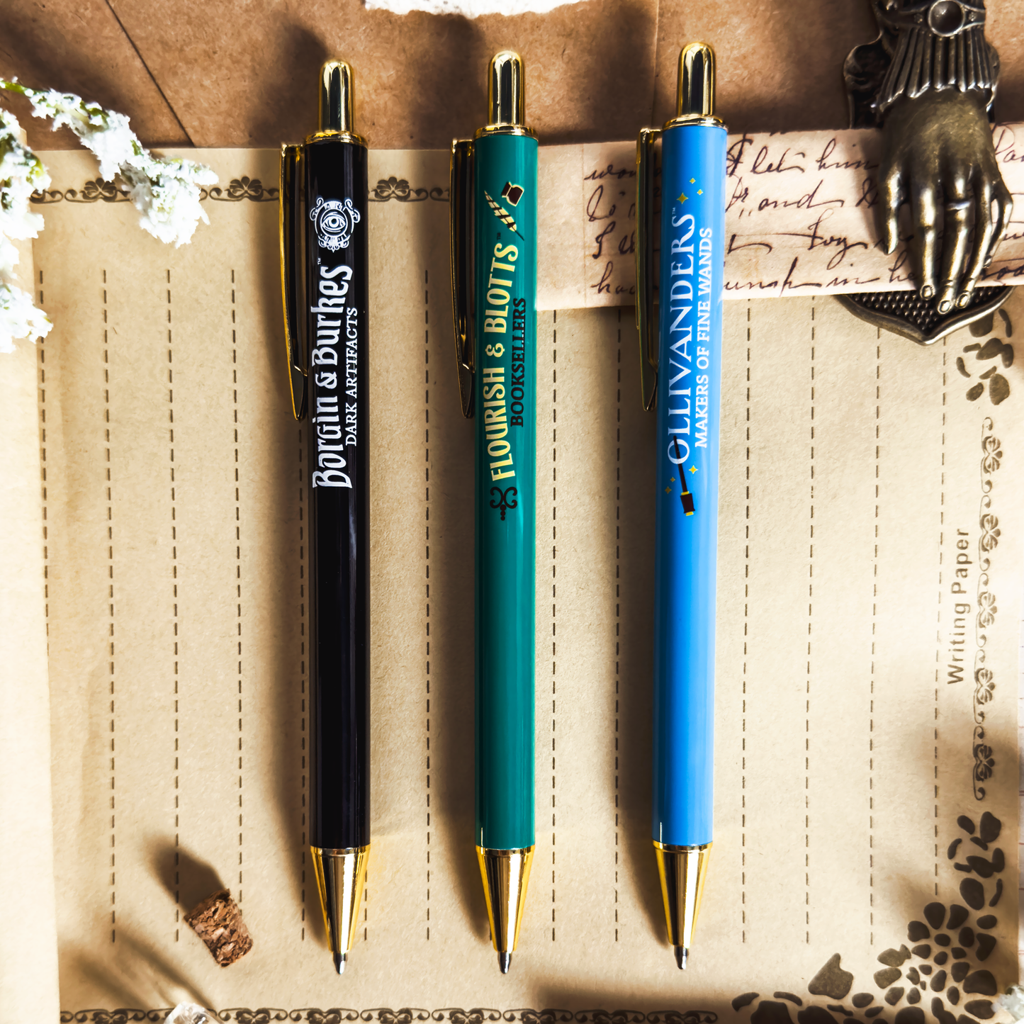 Harry Potter Diagon Alley Locations Pen Set (3-Pack)