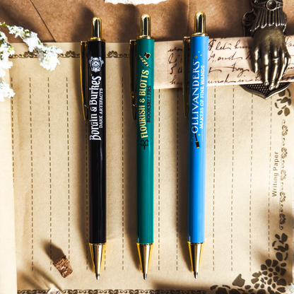 Harry Potter Diagon Alley Locations Pen Set (3-Pack)