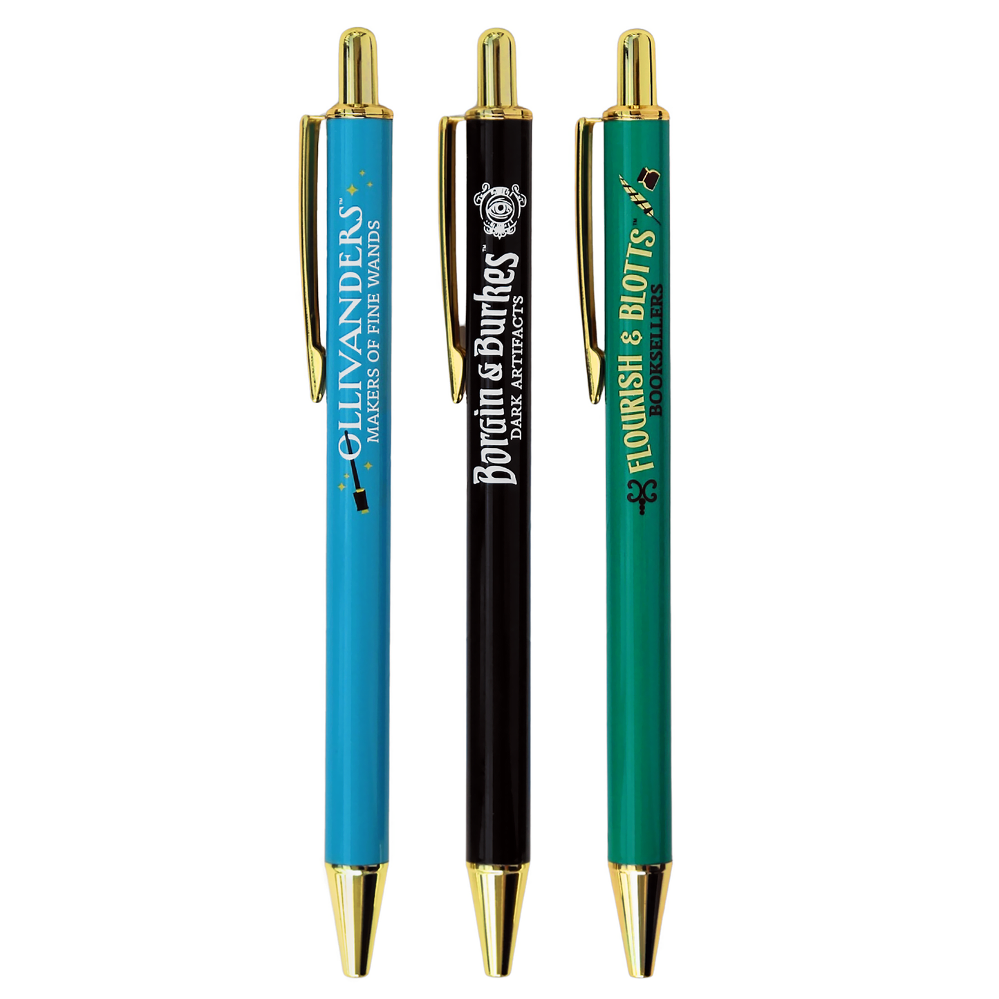 Harry Potter Diagon Alley Locations Pen Set (3-Pack)
